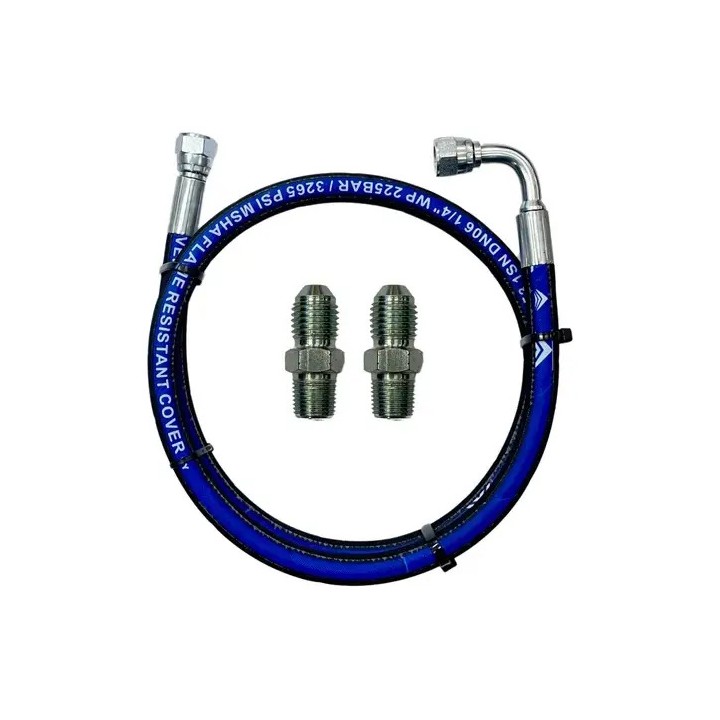Mangueira E Adaptadores - Personalizada Trama De Aço Ou Inox