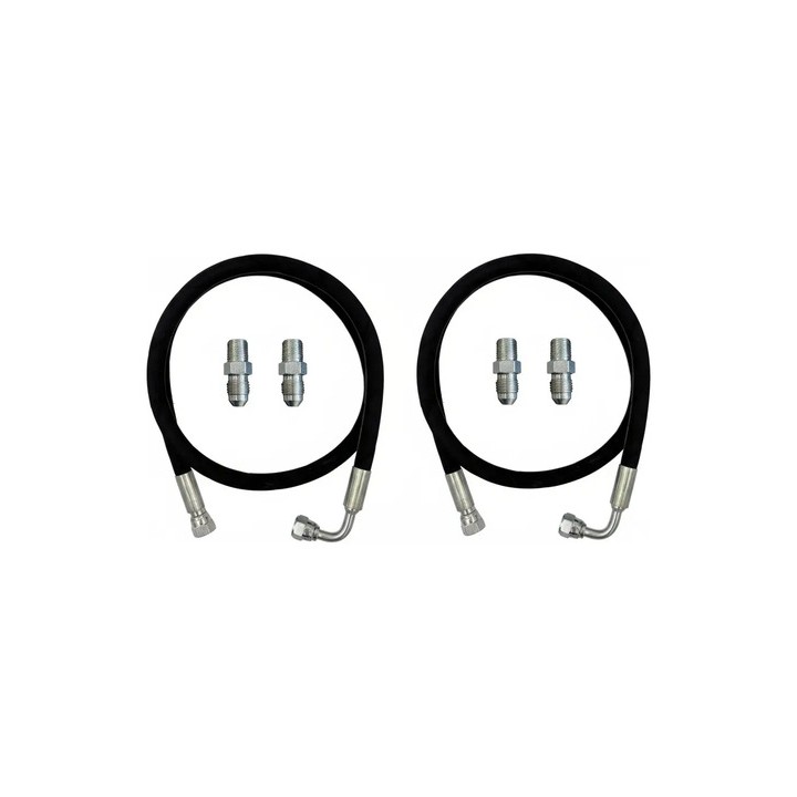 Kit Mangueira Aeroquip Óleo Turbina E Niples 1mt + 50cm
