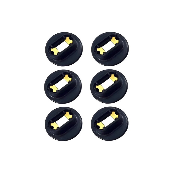 Soquete Adaptador Para Lâmpada Tubular Com 6 Un Voltaggio Preto