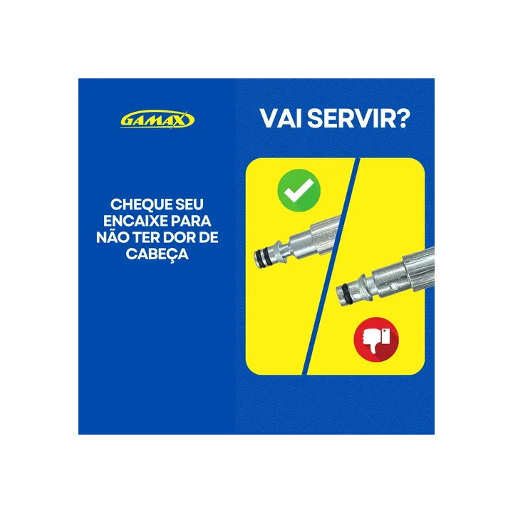 Mangueira 10m Lavadora Alta Pressão Wap New Eco Wash 2200 Preto