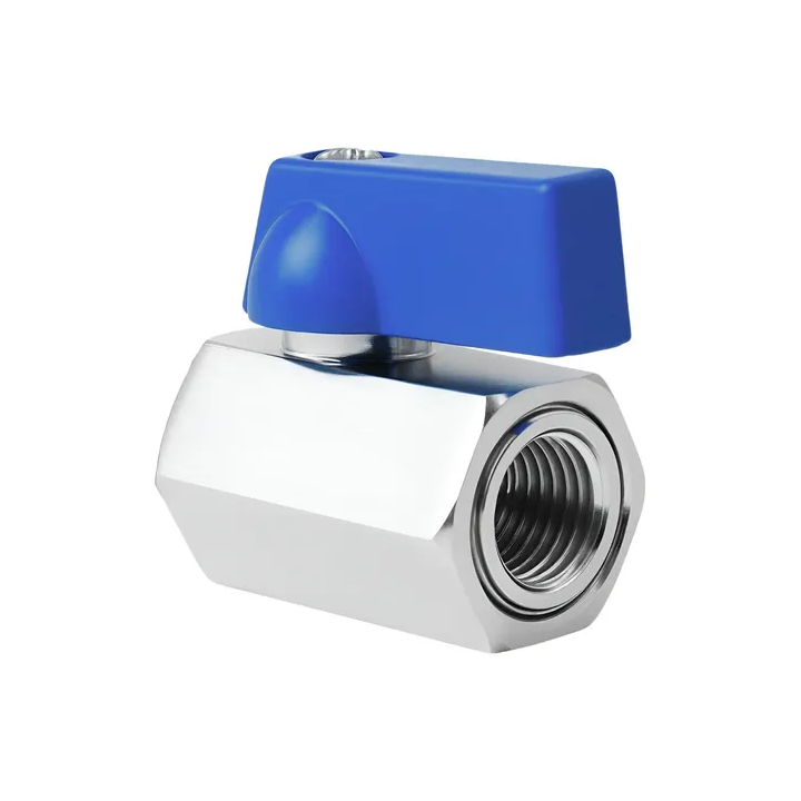 Válvula Registro Esfera 3/8 Mini F X F Latão - Gamax