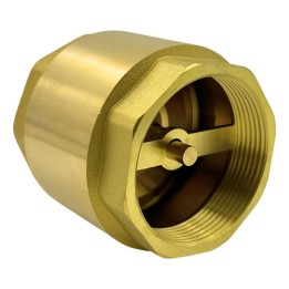 Válvula De Retenção Vertical 1.1/2 Polegada Latão Gamax
