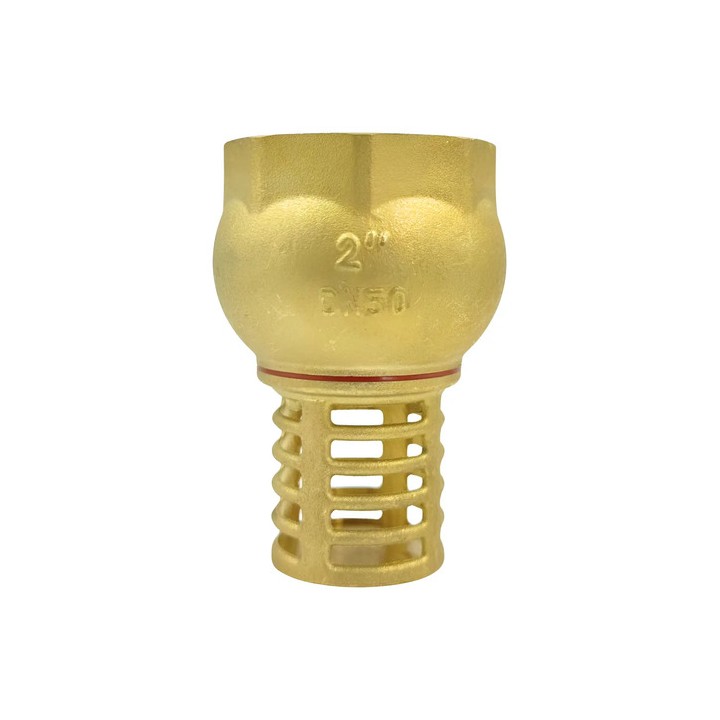 Válvula Retenção Pé Fundo De Poço 2 Polegadas Latão Gamax