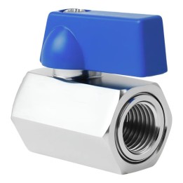 Válvula Registro Esfera 1/4 Mini F X F Latão - Gamax