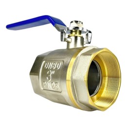 Válvula Esfera Metal Latão 3 Polegadas Bsp - Gamax