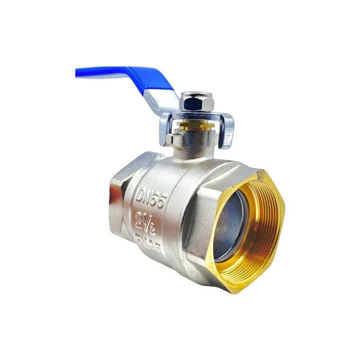 Válvula Registro Esfera Metal Latão 2.1/2 Polegada Bsp Gamax