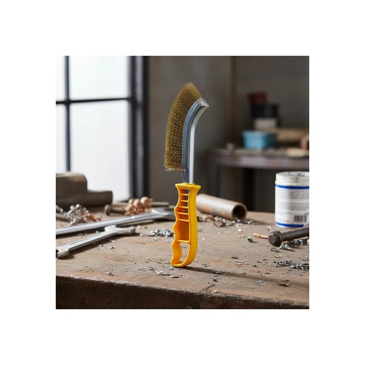 Escova Manual Cerdas Em Latão Beltools