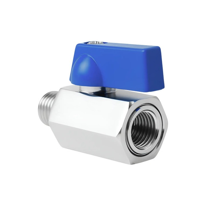 Válvula Registro Esfera 1/4 Mini M X F Latão - Gamax