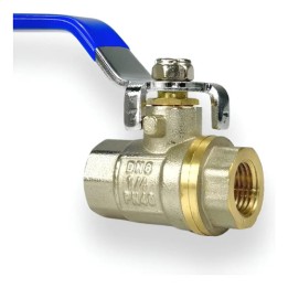 Válvula Esfera Metal Latão 1/4 Polegada Bsp - Gamax