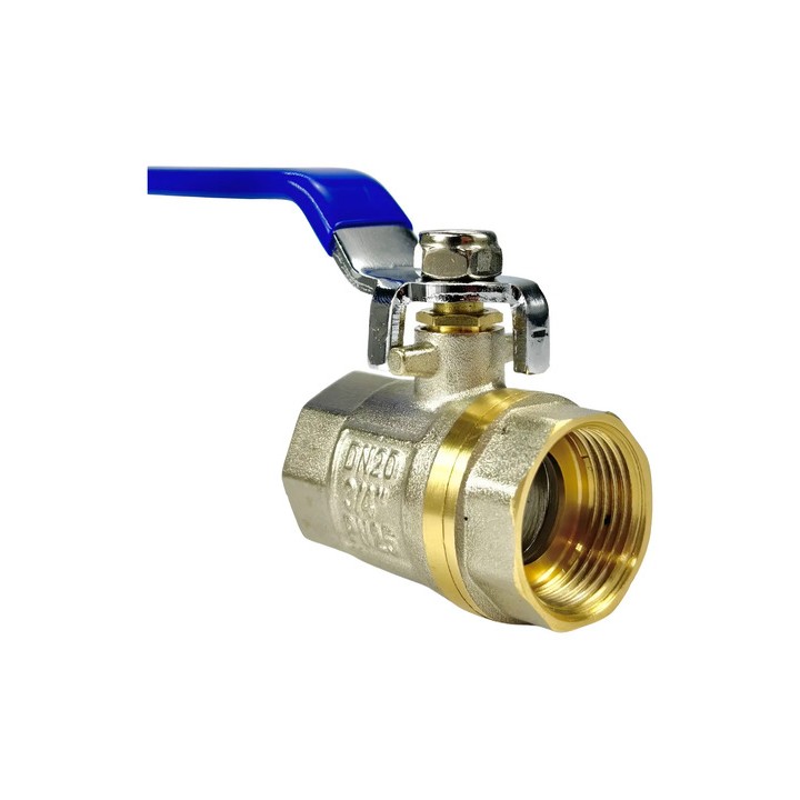 Válvula Registro Esfera Metal Latão 3/4 Polegada Bsp - Gamax