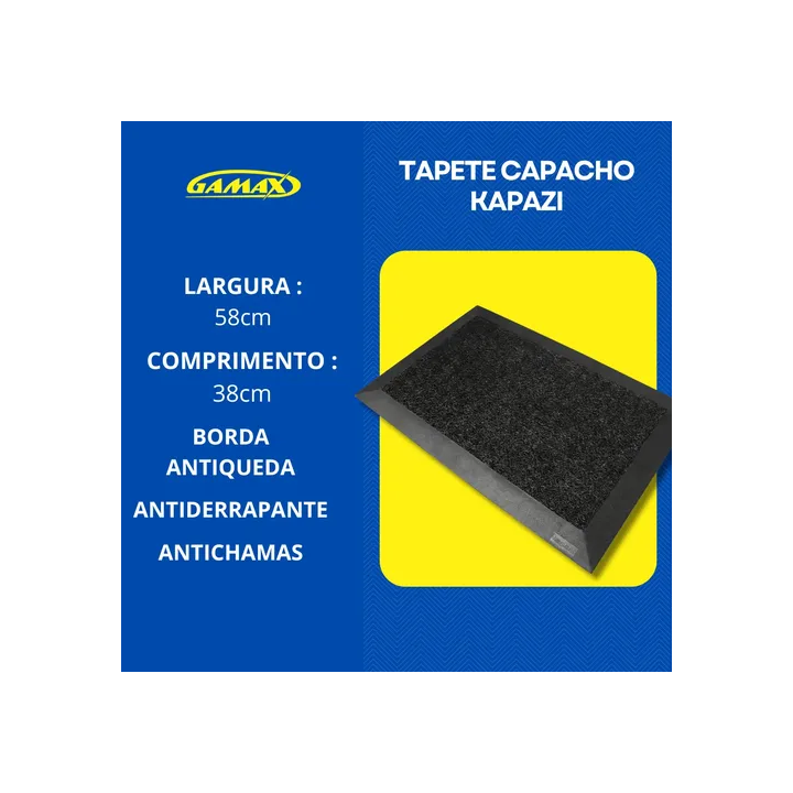 Tapete Capacho Sanitizante 38x58 Kapazi 38 Cm 58 Cm
