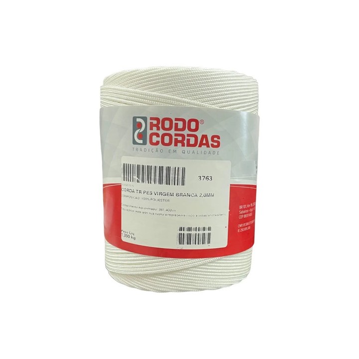 Corda Multiuso De Poliester Trançada 2,0mm Varias Aplicações