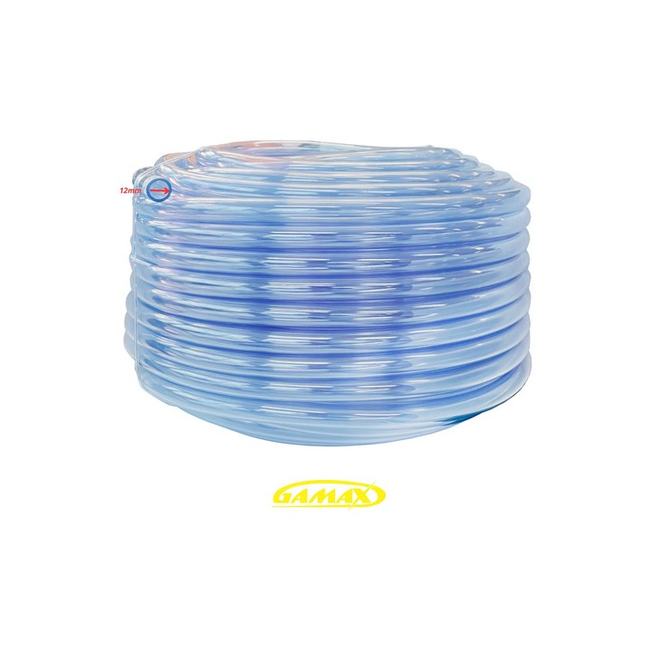 30m Mangueira Cristal Transparente 1/2'' X 2,0mm Multiuso Branco