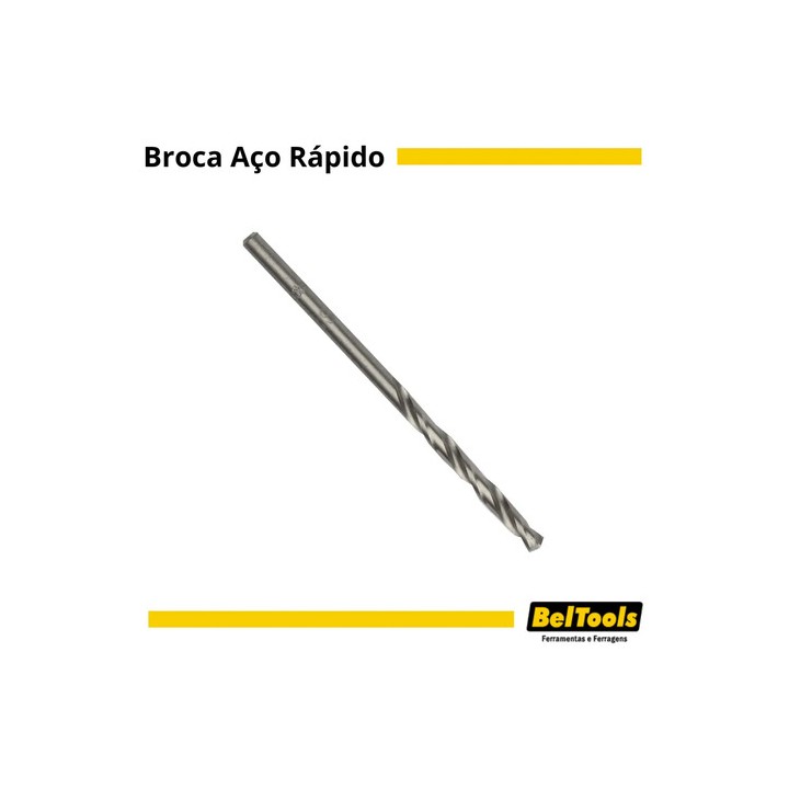 Kit C/ 10 Broca Aço Rápido 4mm Beltools