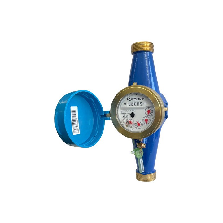 Hidrômetro Multijato 1.1/4'' X 1'' Dn25 10m³/h C/ Conexões