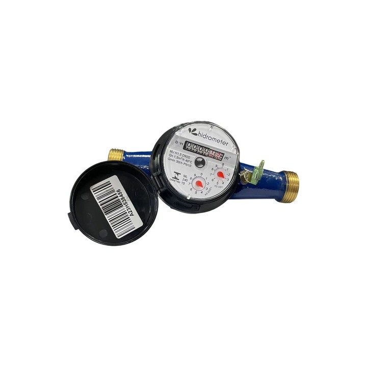 Hidrômetro Multijato 1 Polegada Fae Qmax 1,5m³/h + Conexões