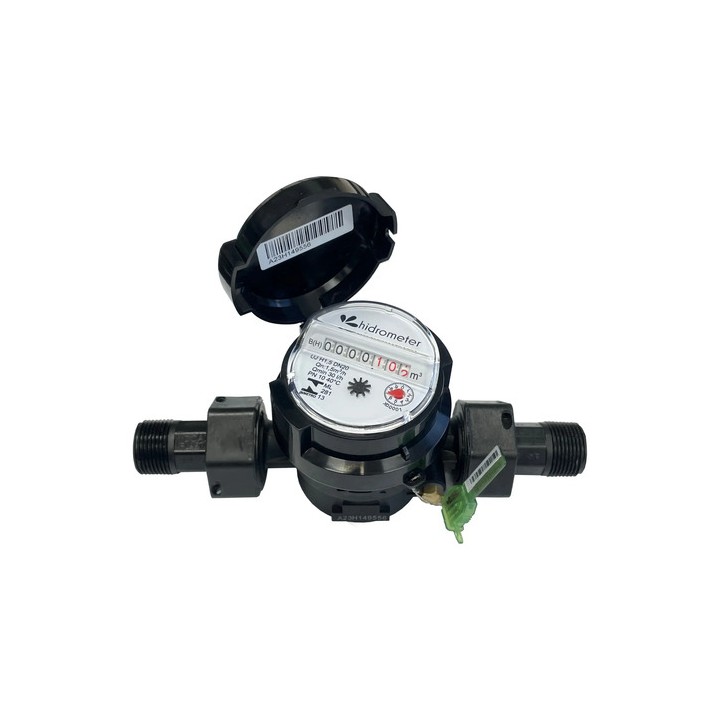 Hidrômetro Unijato 3/4 Polegadas Dn20 Qn1,5m3/h +conexões Pp