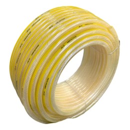 Mangueira Multiuso Gás 3/8 10m Pvc Trançada Amarelo