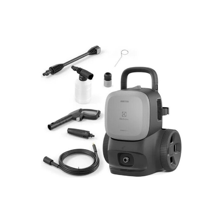 Lavadora De Alta Pressão Electrolux 1850psi 1500w Potência Com Aplicador De Detergente Powerwash Ews1850 Lava Jato Lava Car Cinz