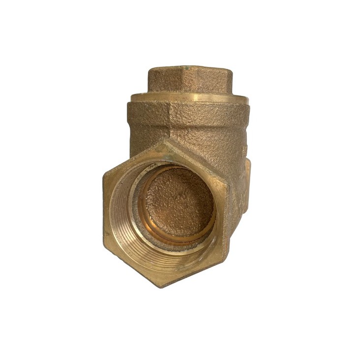 Válvula De Retenção Horizontal 1.1/2' Pn16 Deca Bronze Dn40
