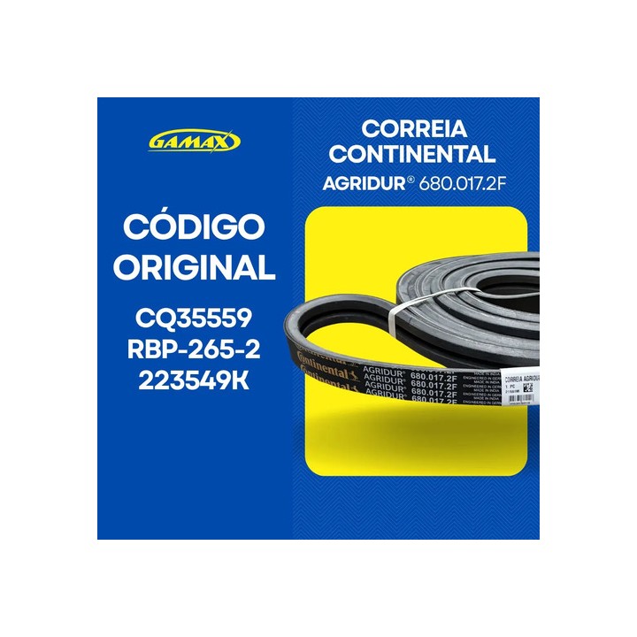 Correia Picador Palha John Deere 1450 1550 Pt - Cod. Cq35559