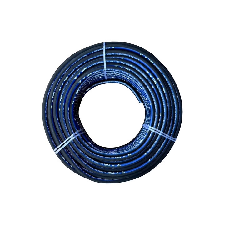 20m Mangueira Twe 1/2'' Trama Aço 2320 Psi Preto