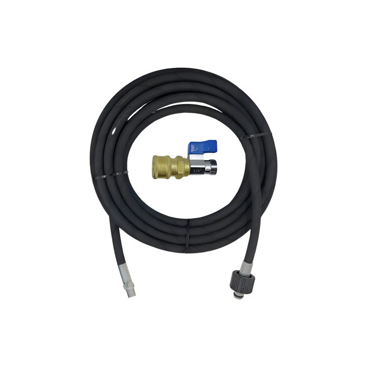 10m Mangueira Registro Engate Rápido Para Karcher Hd585 Preto