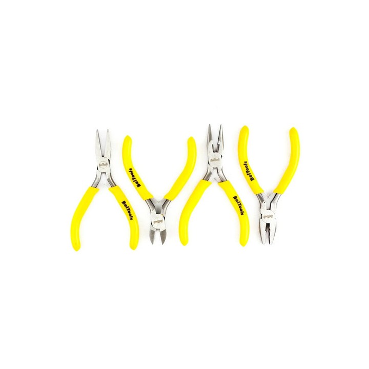 Kit De Mini Alicates Beltools 4 Peças Para Artesanato E Eletrônica