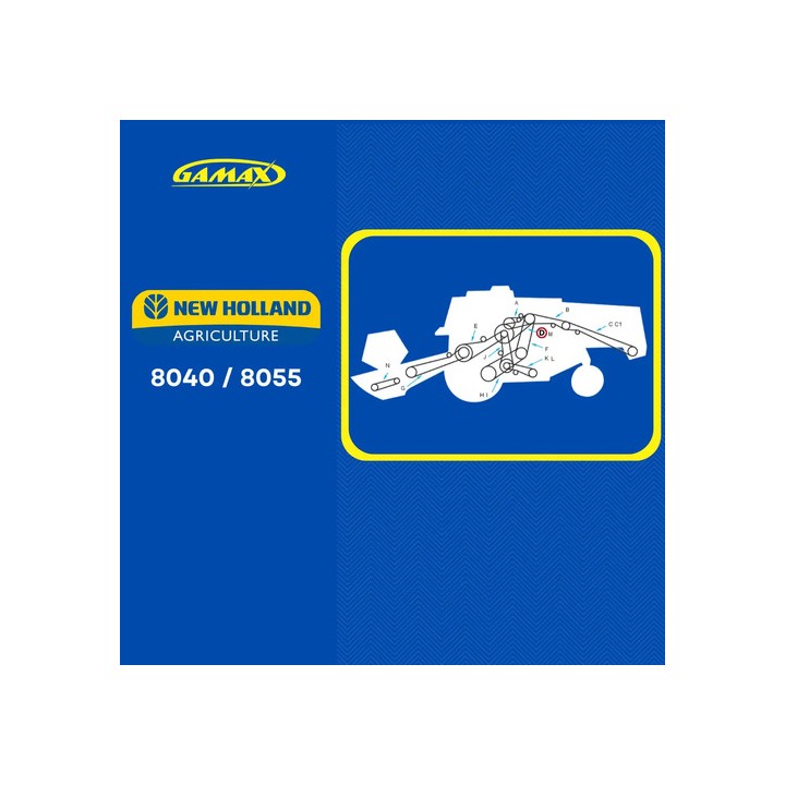Correia Batedor Nh 8040 8055 Motor Mercedes 822427 Original