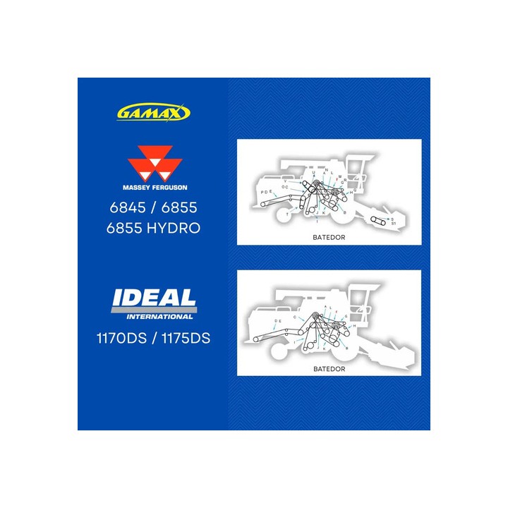 Correia Batedor Maxion 9090 Massey 6855 Ideal / 117512510400