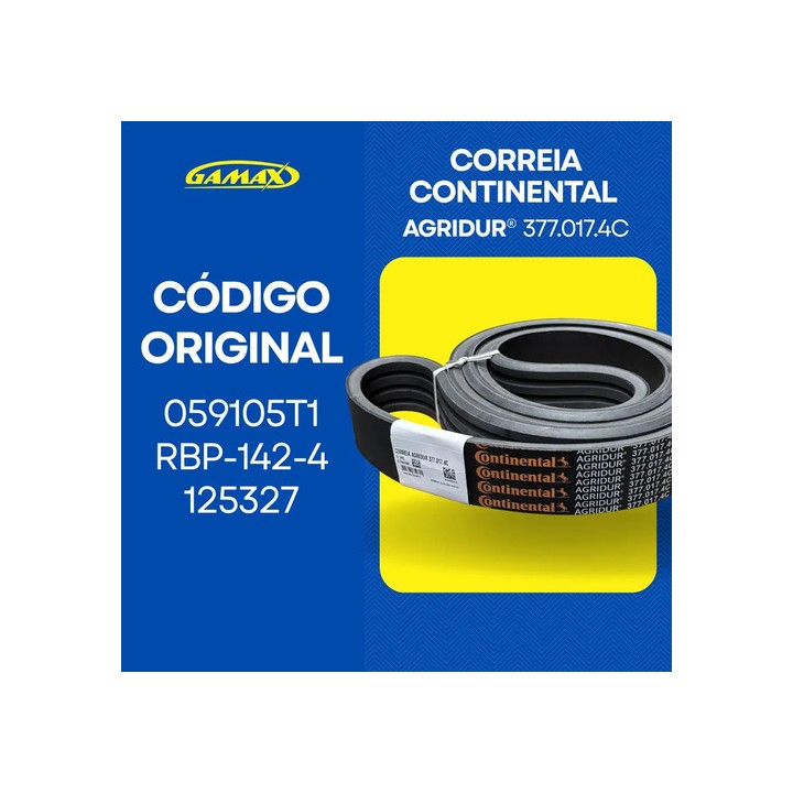 Correia Cilindro Massey Ferguson 3640 5650 Cod.orig 059105t1