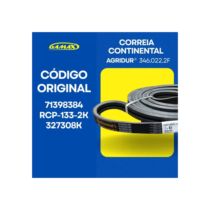 Correia Alimentador Massey 9690 9790 Valtra - Cod. 71398384