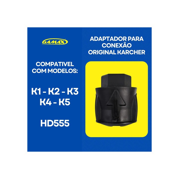 Pistola Curta Engate Rápido Lavadora Karcher K2 K3 K4 K5