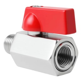 Válvula Registro Esfera 1/2 Mini M X F Zincada - Gamax