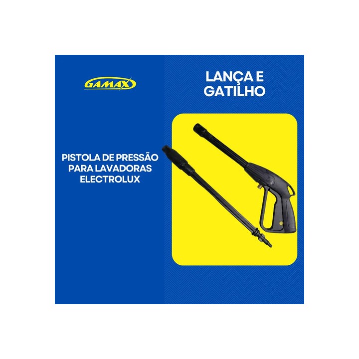 Pistola Gatilho Lança Lavadora Electrolux Rosca M14 Metal