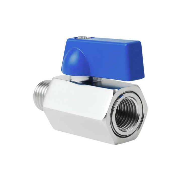 Válvula Registro Esfera 1/4 Mini M X F Latão - Gamax