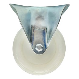 Rodizio Nylon Schioppa 4'' Fixo Branco