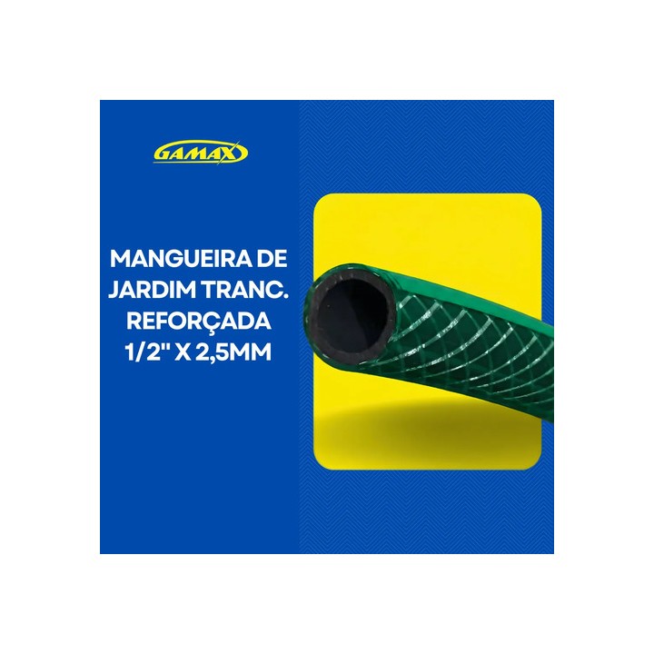 Mangueira De Jardim Reforçada 30 Metros Não Dobra + Esguicho Verde