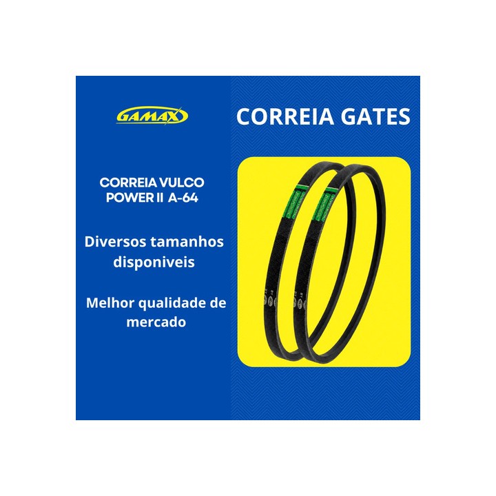 Correia A64 Gates Vulco Power - 2 Unidades