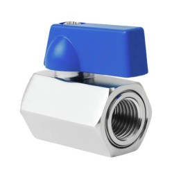 Válvula Registro Esfera 1/4 Mini F X F Latão - Gamax