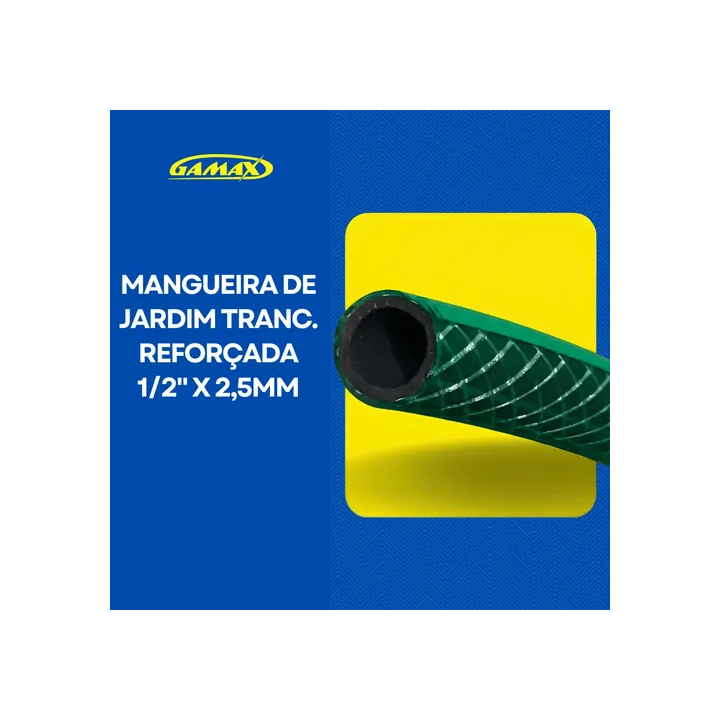 Mangueira De Jardim Reforçada 15 Metros Não Dobra + Esguicho Verde