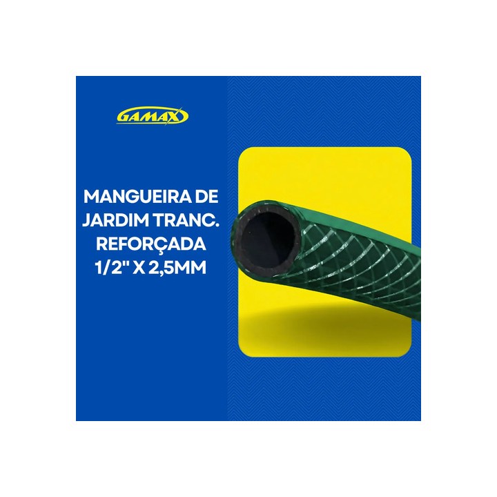 Mangueira De Jardim Reforçada 15 Metros Não Dobra + Esguicho Verde-escuro