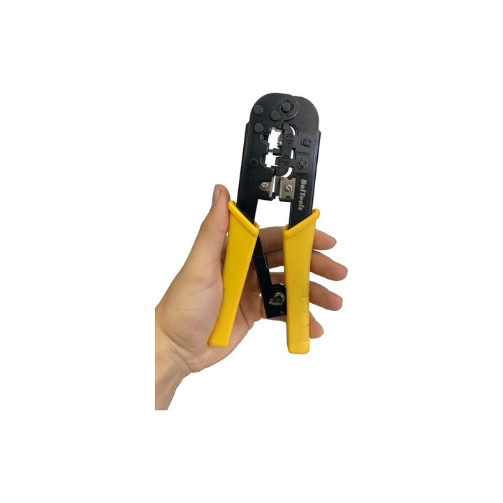 Alicate De Crimpar 4p 6p 8p Rj45 Rj11 Rj12 Catraca Beltools