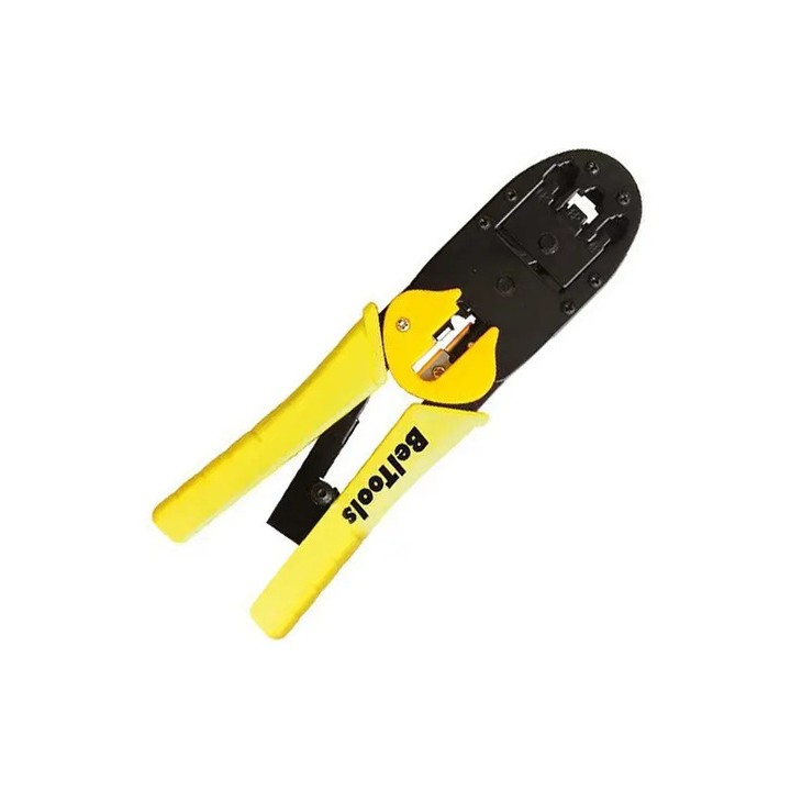 Alicate De Crimpar 4p 6p 8p Rj45 Rj11 Rj12 Catraca Beltools