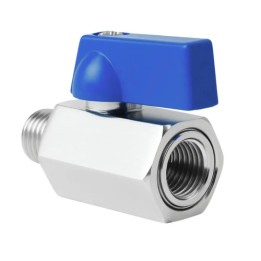 Válvula Registro Esfera 1/2 Mini Macho Femea Latão Gamax