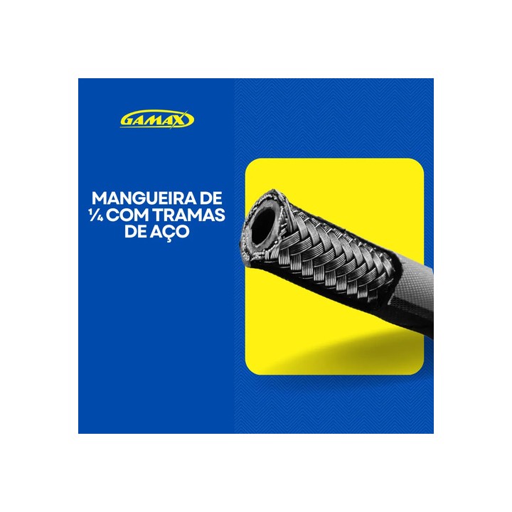 Mangueira Lavadora Wap Extreme Turbo 2800 15m Trama De Aço