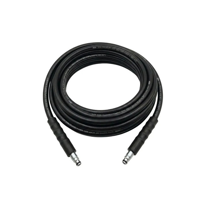 Mangueira 10m Lavadora Wap Combate Turbo 2600 Trama De Nylon - Gamax Preto