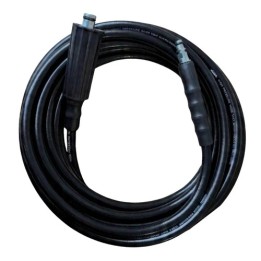 Mangueira 10 Metros Nylon Lavadora Karcher K1, K2, K3, K4, K5 - Gamax Preto