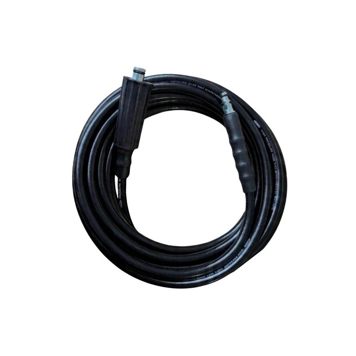 Mangueira 10 Metros Nylon Lavadora Karcher K1, K2, K3, K4, K5 - Gamax Preto