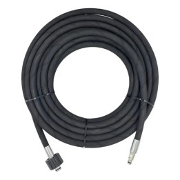 Mangueira Trama Aço 15mts Lavadora Karcher K1 K2 K3 K4 K5 Preto